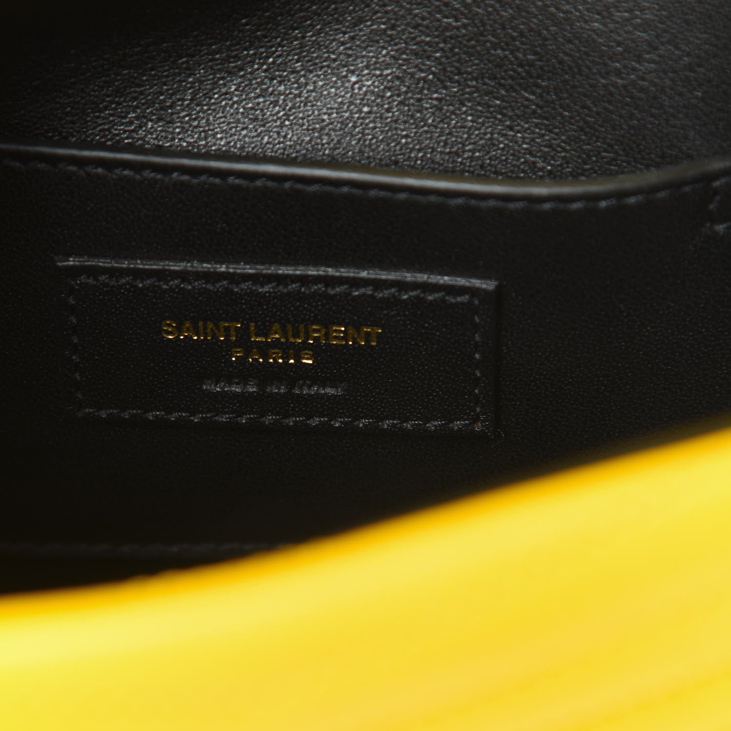 Saint Laurent Lambskin Matelasse Chevron Monogram Small Sulpice Bag Mimosa 6 of 11