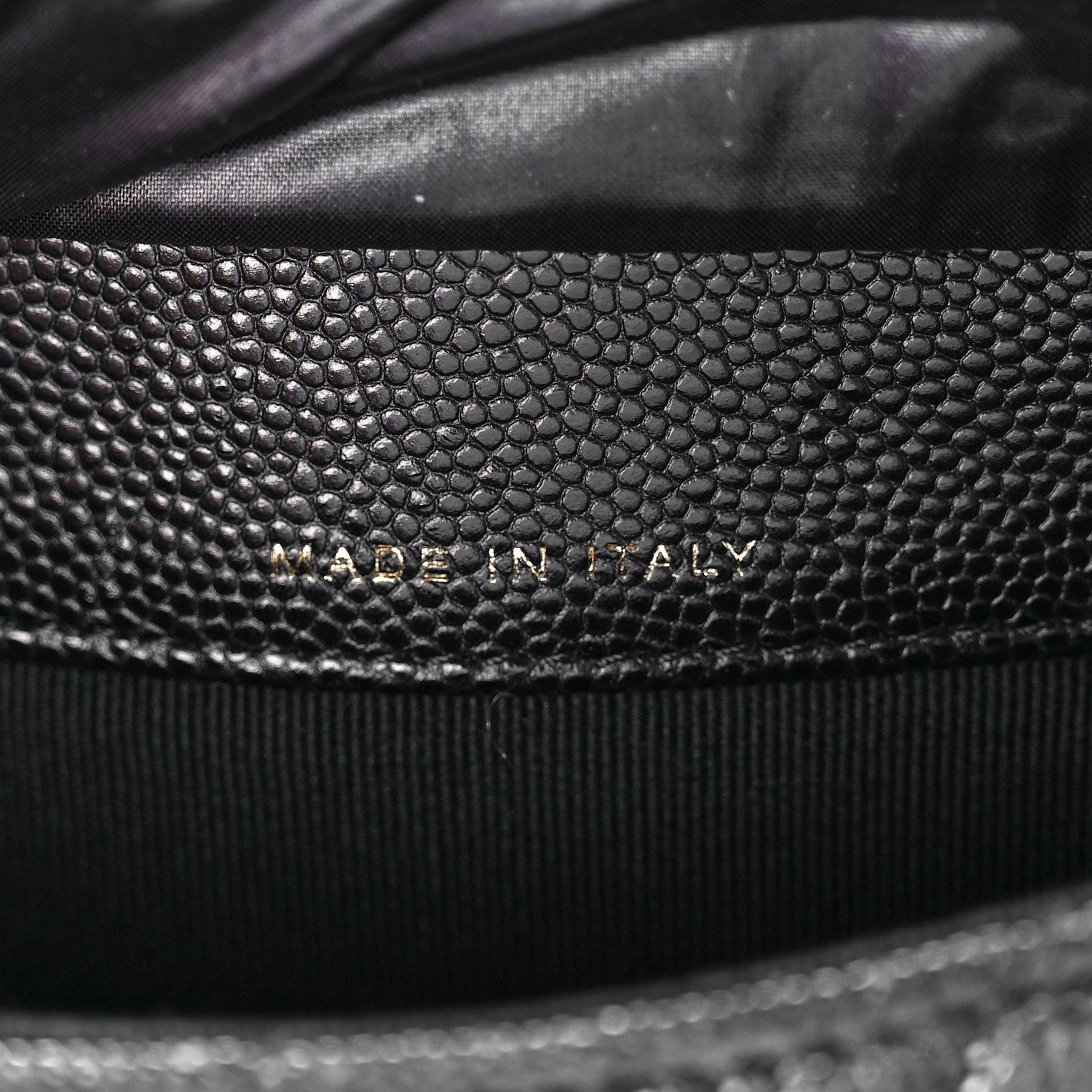 Chanel Caviar Fabric Quilted Foldable Tote With Chain Black Multicolor 6 of 19