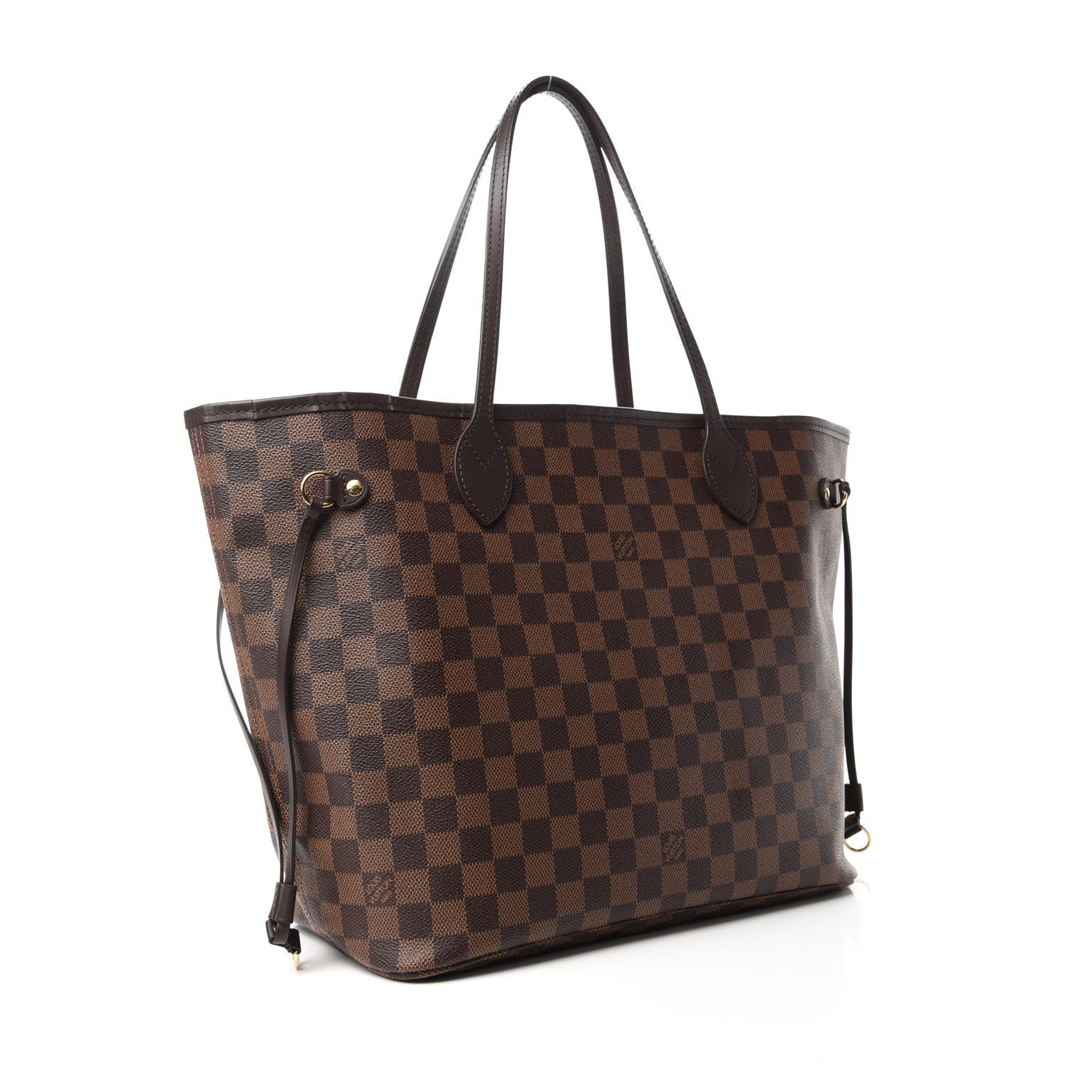 Louis Vuitton Damier Ebene Neo Neverfull MM Rose Ballerine 3 of 11