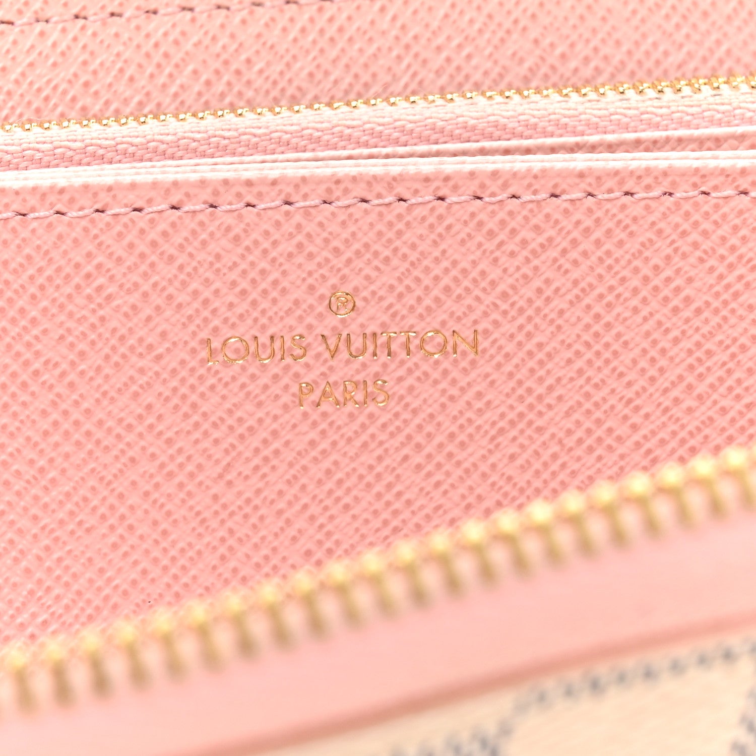 Louis Vuitton Damier Azur Zippy Wallet Rose Ballerine 8 of 12
