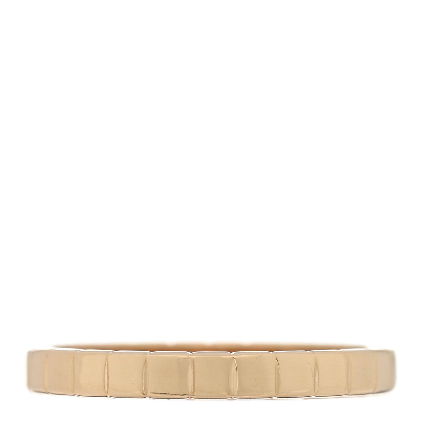 18K Yellow Gold Ice Cube Band Ring 53 6.5