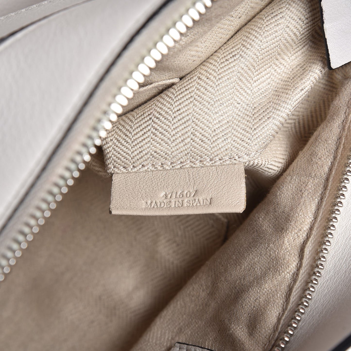 Calfskin Small Puzzle Bag White