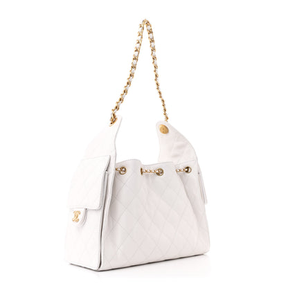 Chanel Caviar Quilted Small Chanel 25 Handbag White 2 of 11