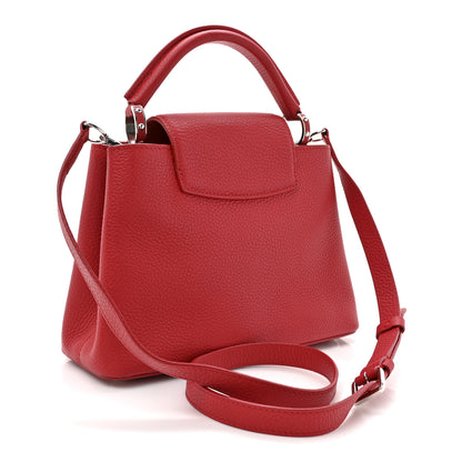 Louis Vuitton Taurillon Capucines BB Scarlet Red 3 of 15