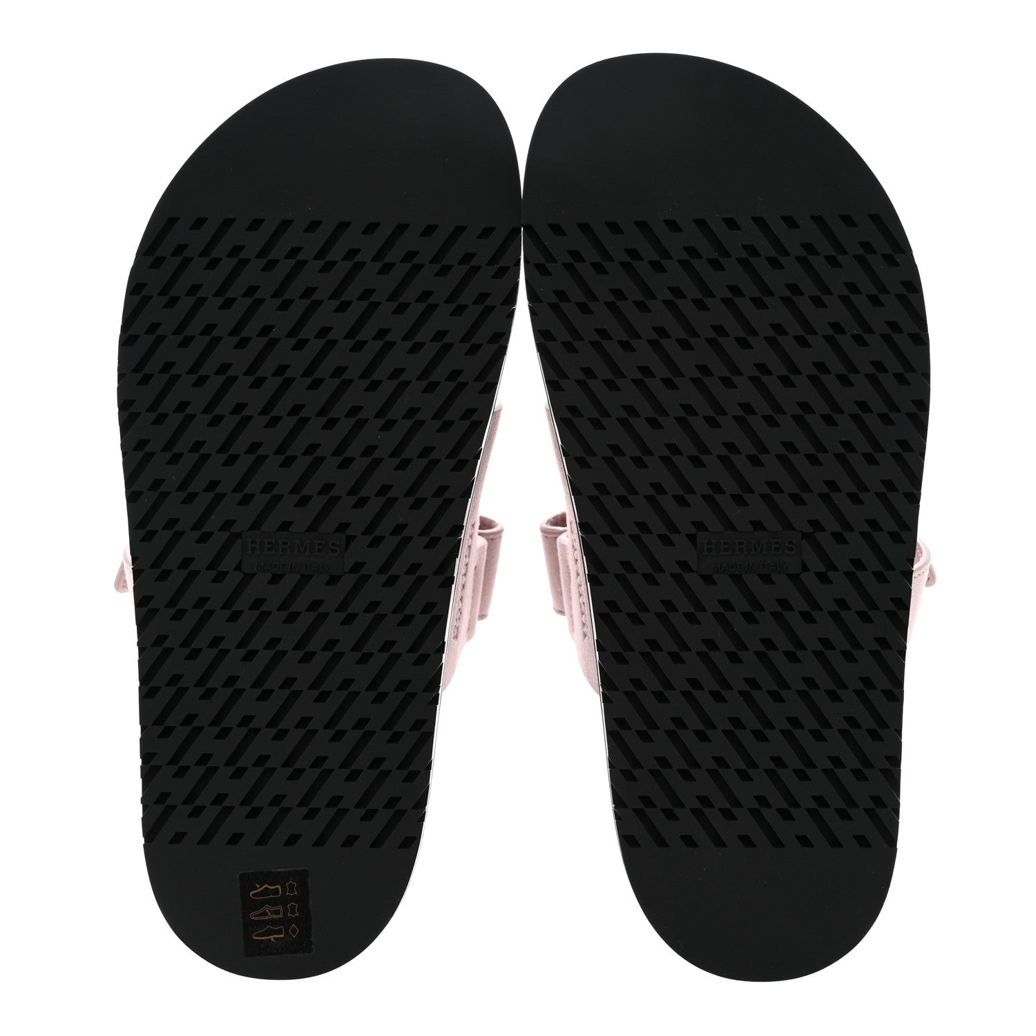 Hermes Suede Goatskin Womens Chypre Sandals 36 Rose Porcelaine 5 of 9