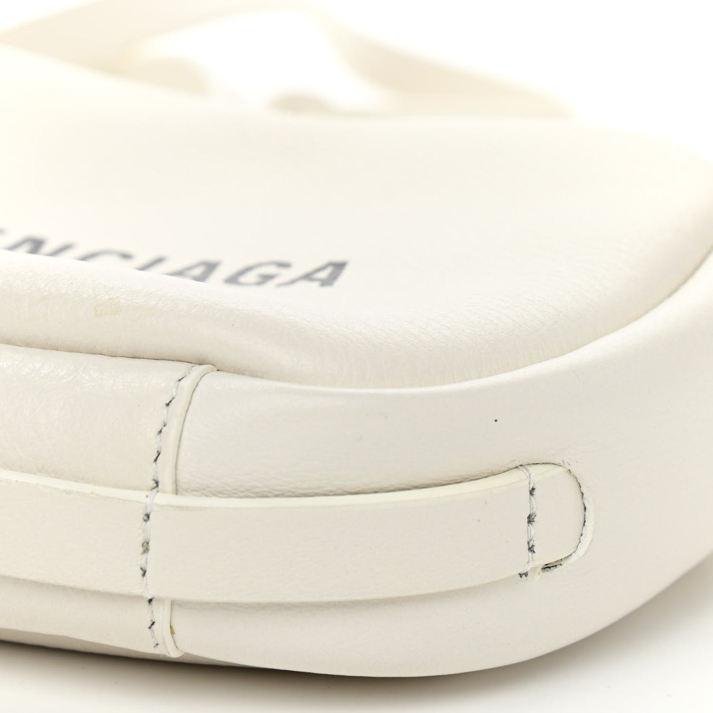 Calfskin Logo XS Everyday Camera Bag White