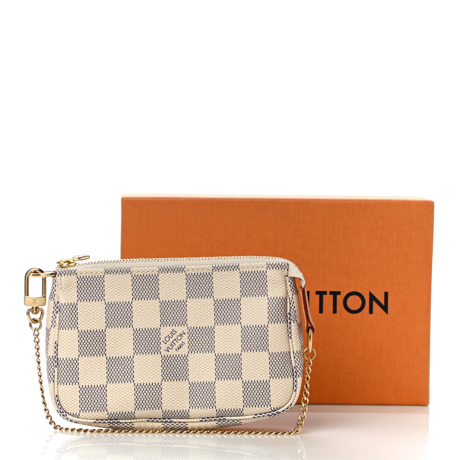 Louis Vuitton Damier Azur Mini Pochette Accessories 10 of 10