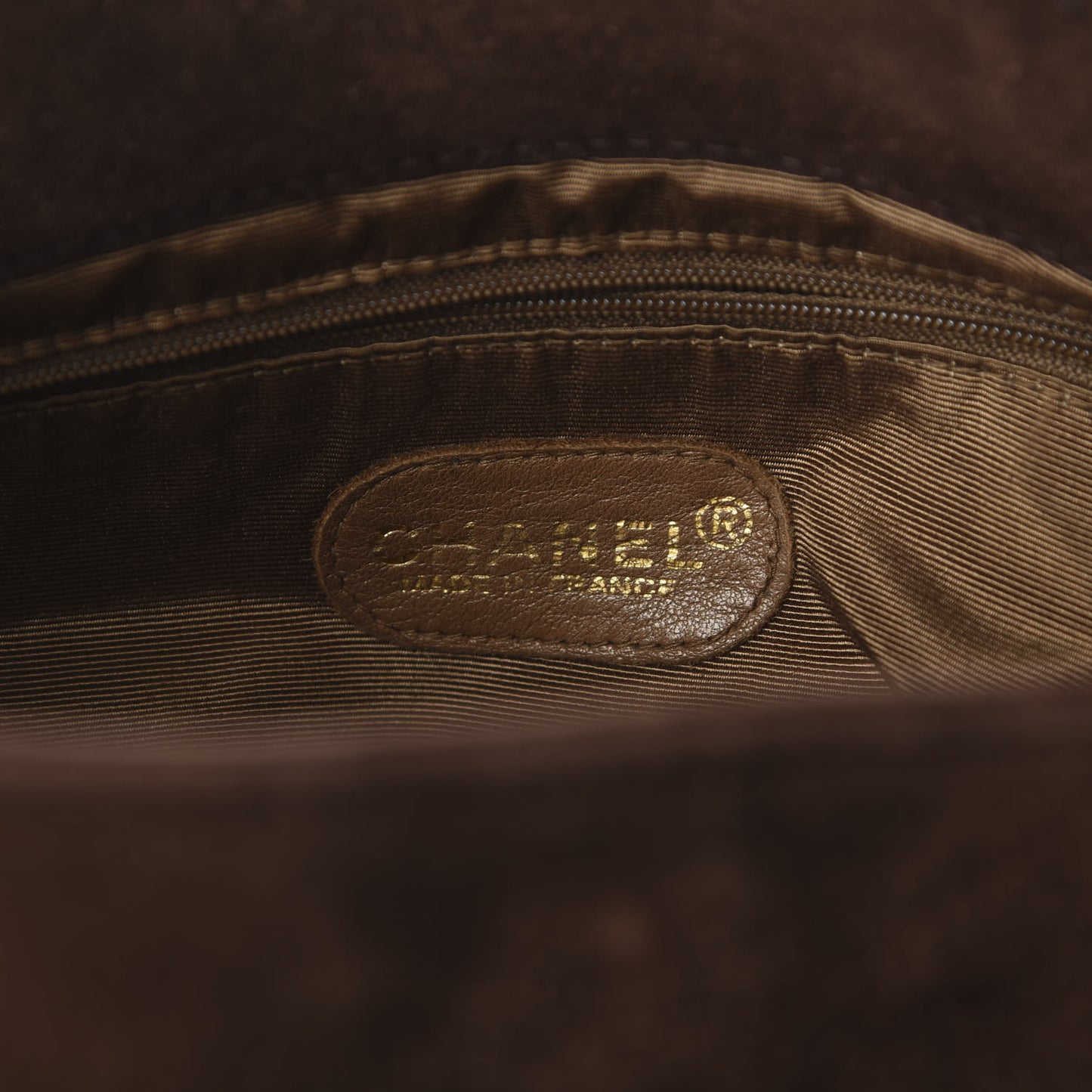 Suede CC Shoulder Bag Brown