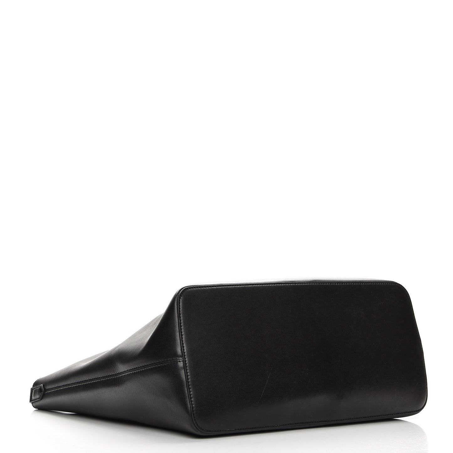 Calfskin Large Antigona Whipstitch Handle Tote Black
