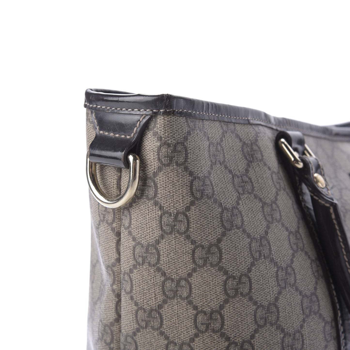 GG Plus Monogram Medium Joy Tote Dark Brown