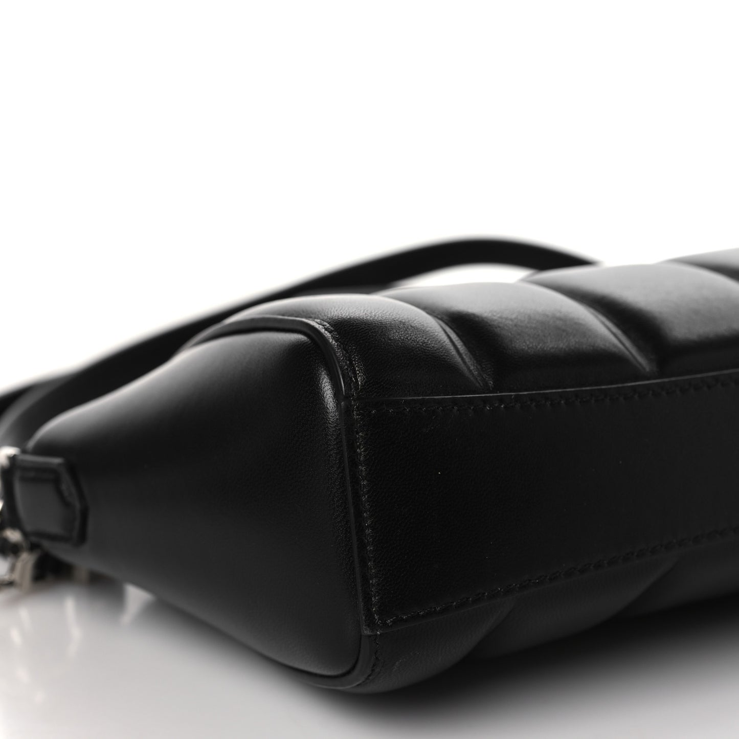 Lambskin XS Lock Antigona Shoulder Bag Black
