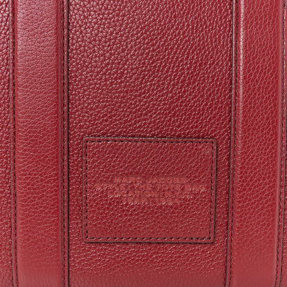 Marc Jacobs Grained Calfskin Small The Tote Bag Cherry 8 of 11