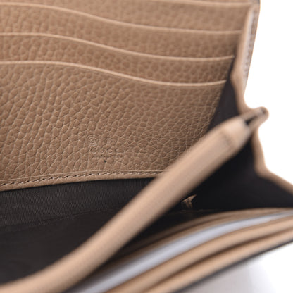 Gucci Dollar Calfskin Interlocking G Continental Wallet Camelia 6 of 7