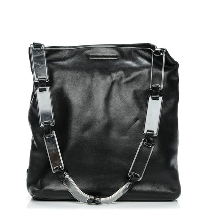 Prada Soft Calf Lucite Hobo Nero Black 1 of 11