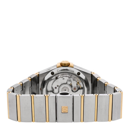 Omega Stainless Steel 18K Yellow Gold 35mm Constellation Quartz Watch 123.20.35.20.02.002 3 of 4