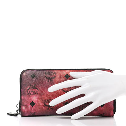 MCM Galaxy Visetos Large Zip Around Wallet 2 of 8