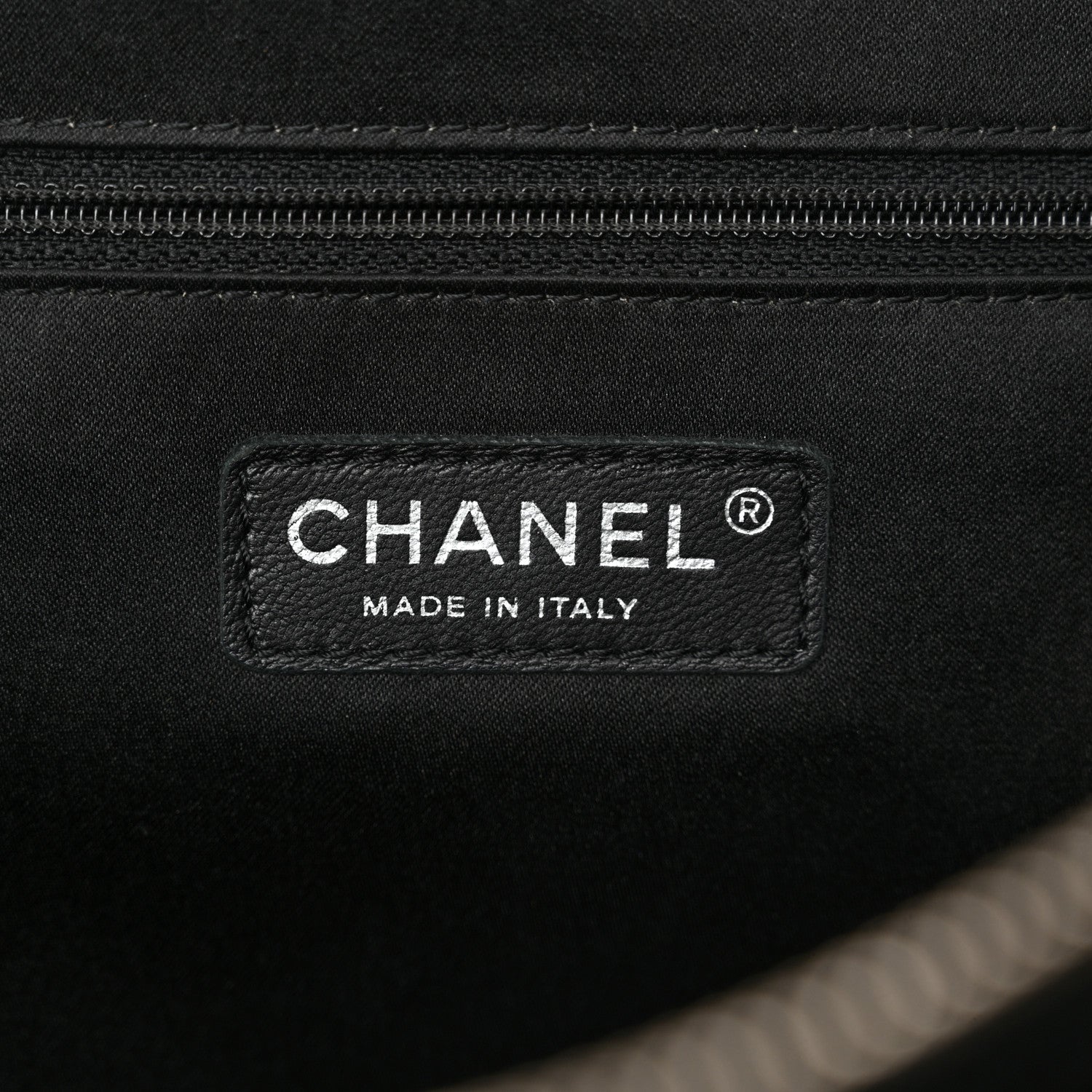 Chanel Caviar Quilted XL Grand Shopping Tote GST Black 6 of 12