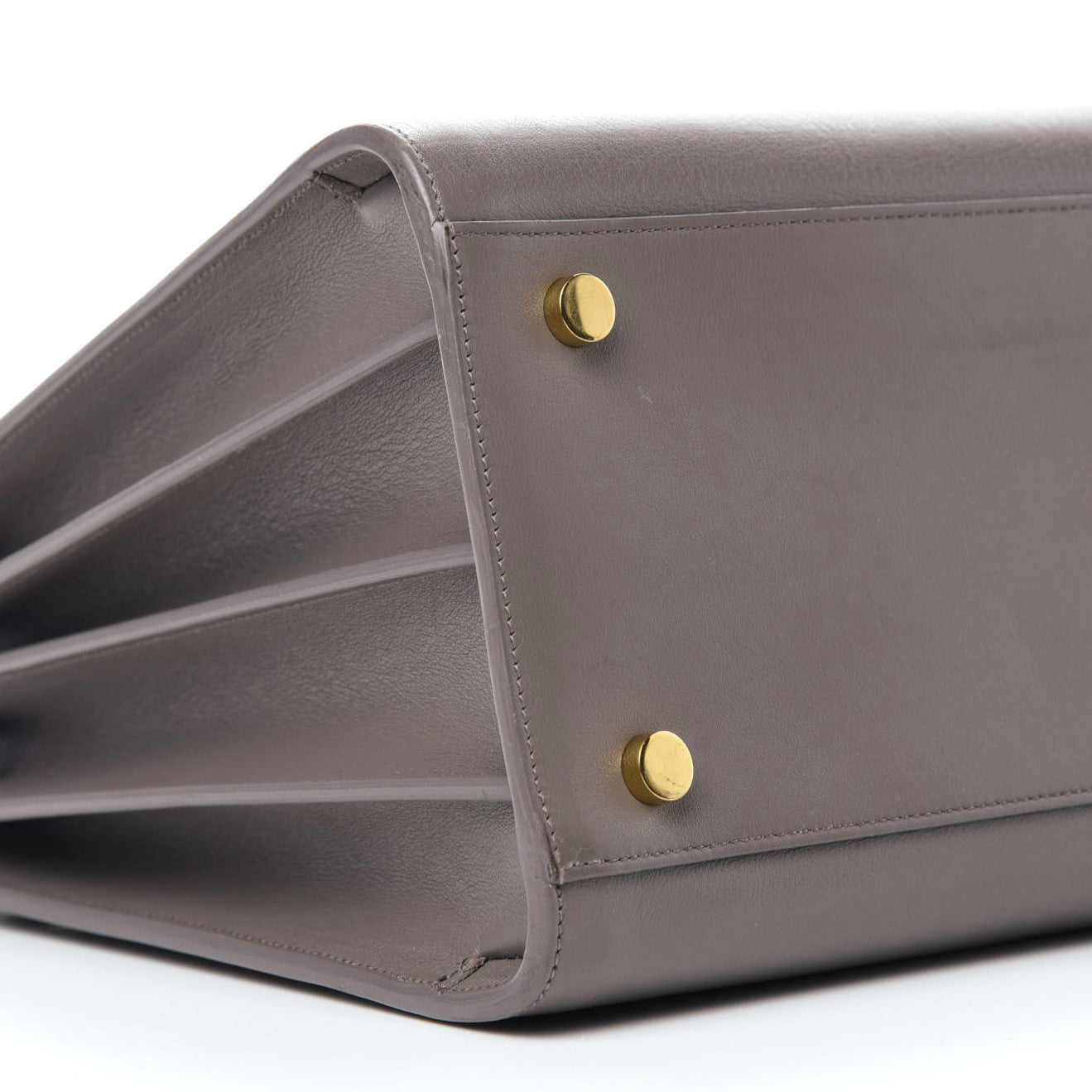 Saint Laurent Grained Calfskin Small Sac De Jour Fog 9 of 20
