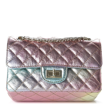 Chanel Metallic Goatskin Quilted Mini 2.55 Reissue Flap Multicolor 1 of 11