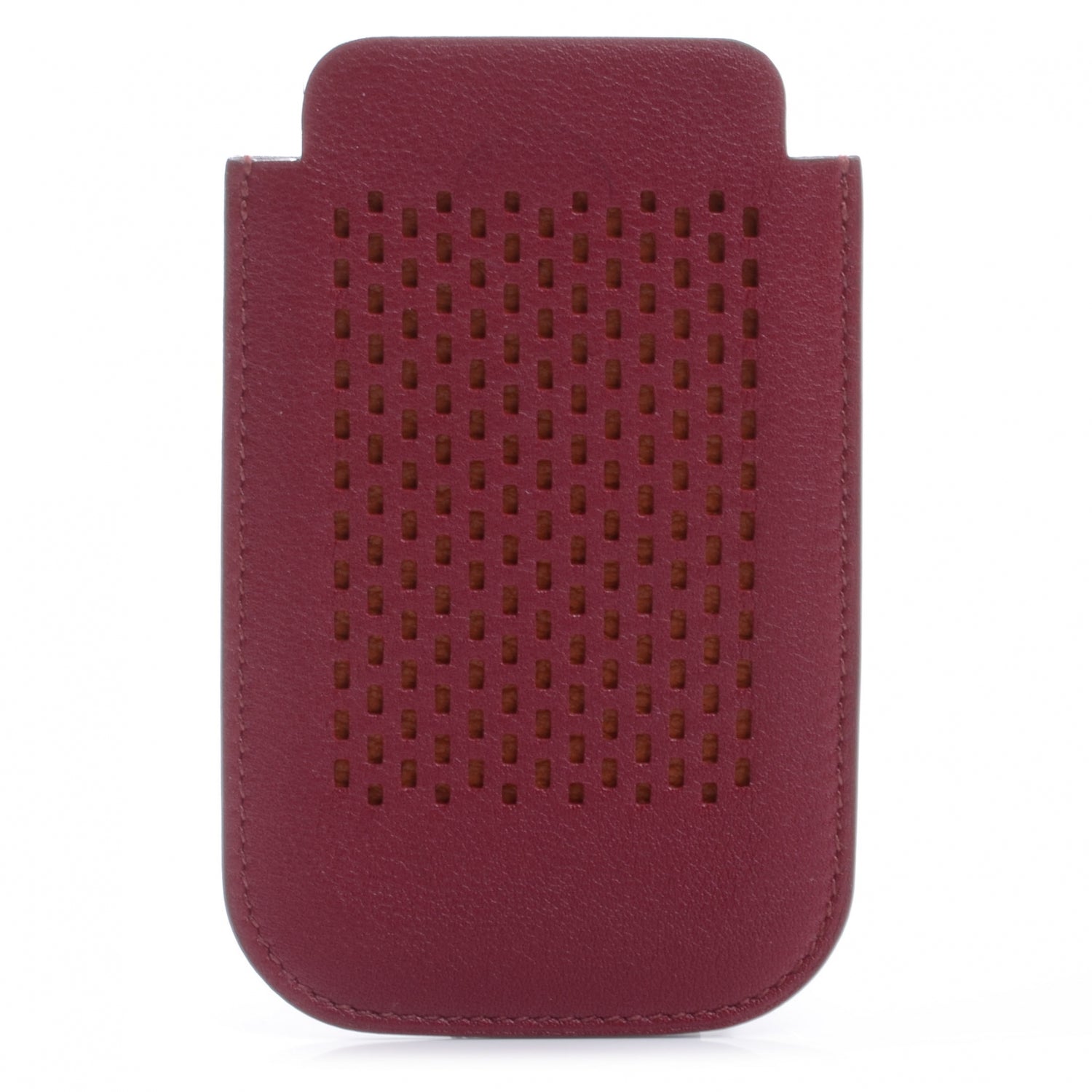 Hermes Swift Leather iPhone 3 3GS Case Tosca and Orange 1 of 6
