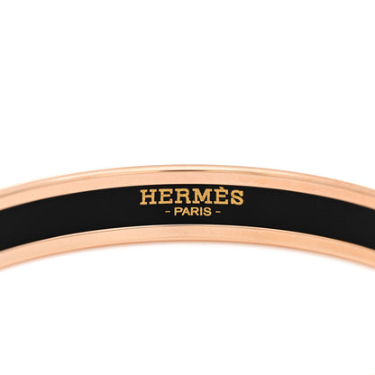 Hermes Enamel Printed Narrow Coaching Bracelet 65 Fibres Et Pelages 5 of 6