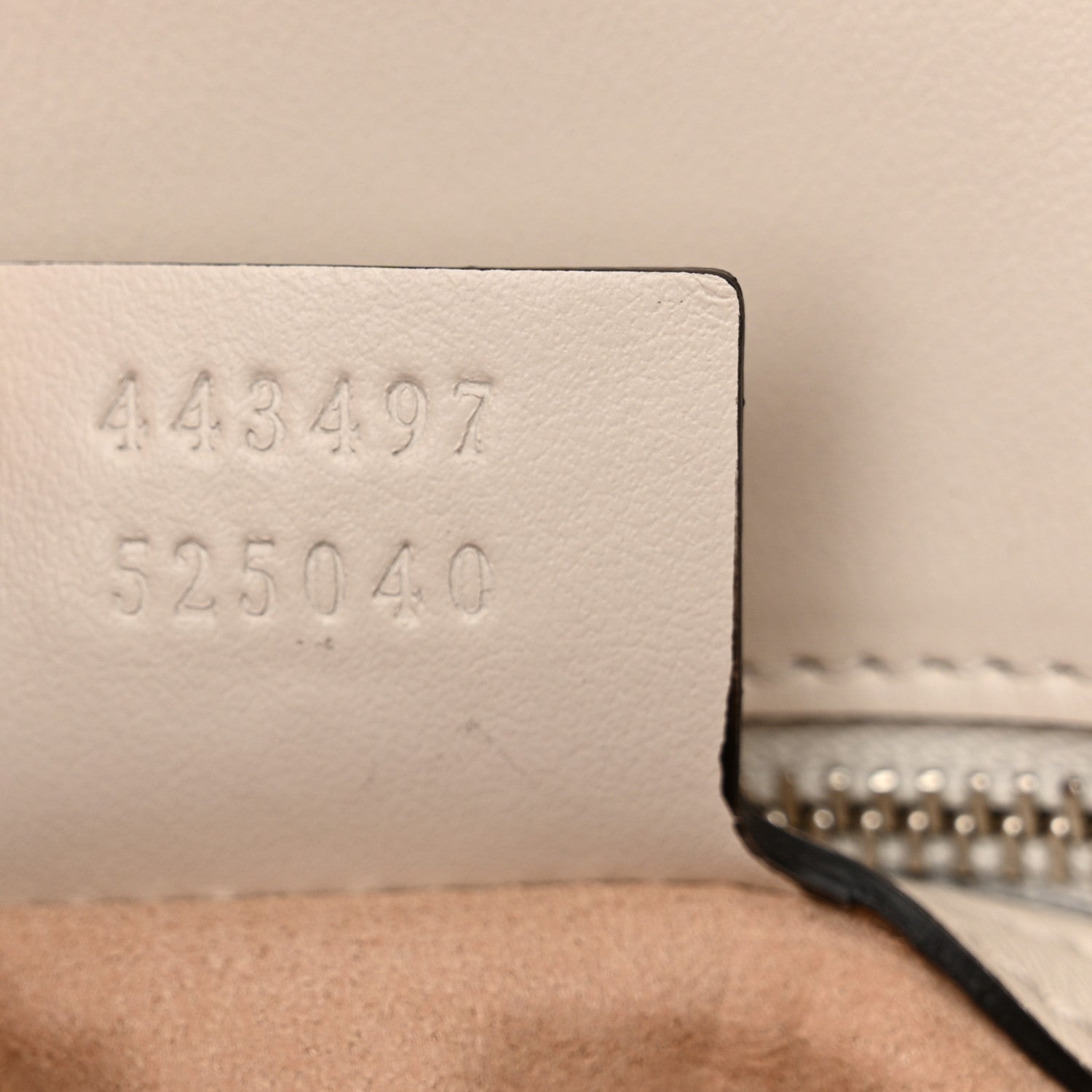 Gucci Calfskin Matelasse Diagonal GG Apple Small GG Marmont Shoulder Bag Ivory 7 of 12