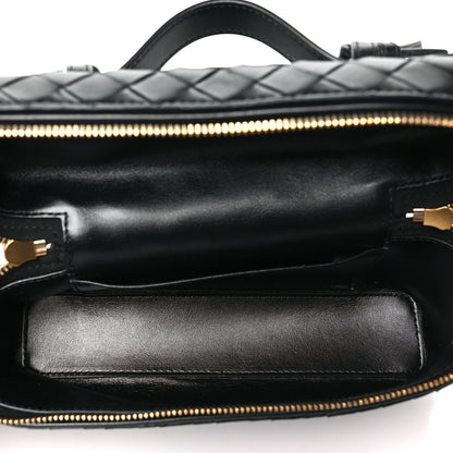 Bottega Veneta Calfskin Intrecciato Bang Bang Vanity Case Black 5 of 9