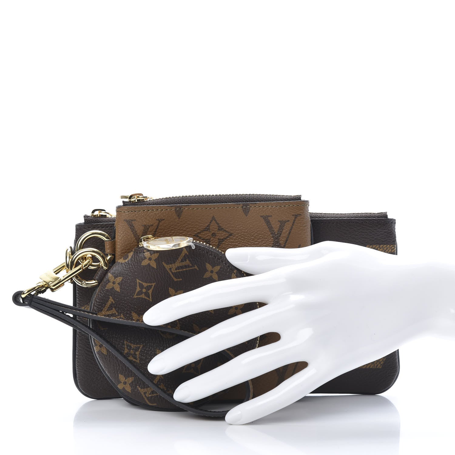Louis Vuitton Reverse Monogram Giant Trio Pouch 2 of 9