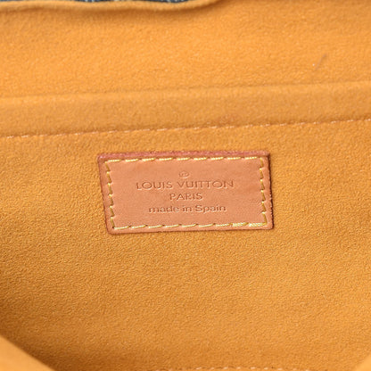 Louis Vuitton Monogram Denim Mini Pleaty Blue 6 of 14
