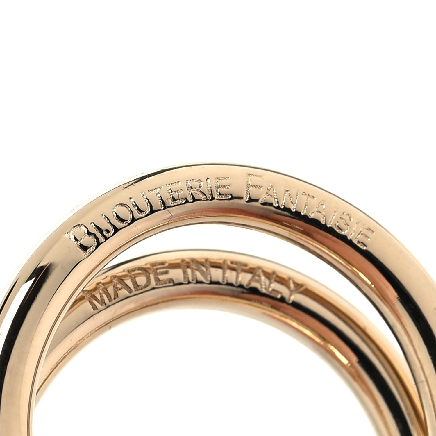 Hermes Permabrass Mors Scarf Ring Gold 4 of 4