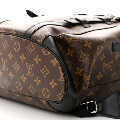 Louis Vuitton Monogram Macassar Christopher PM Backpack 9 of 10