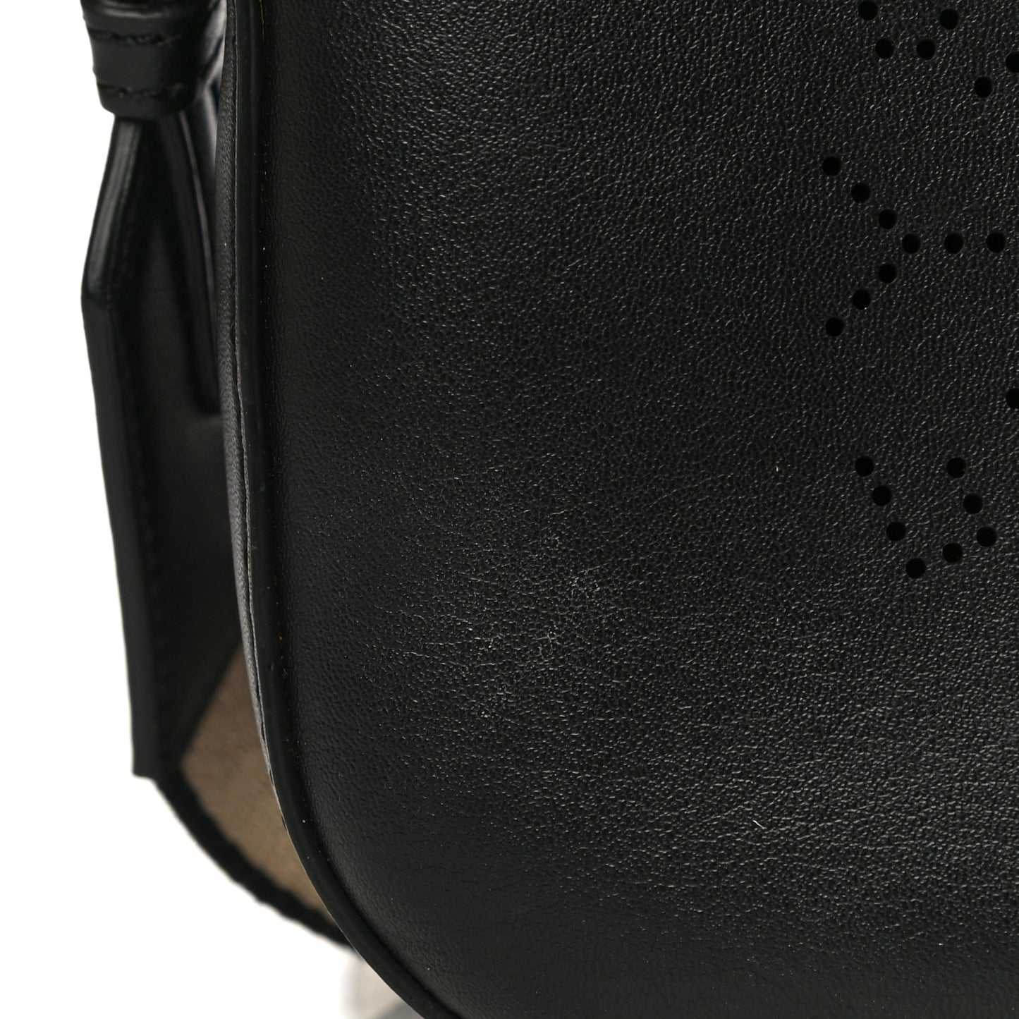 Eco Alter Nappa Perforated Logo Mini Bag Black