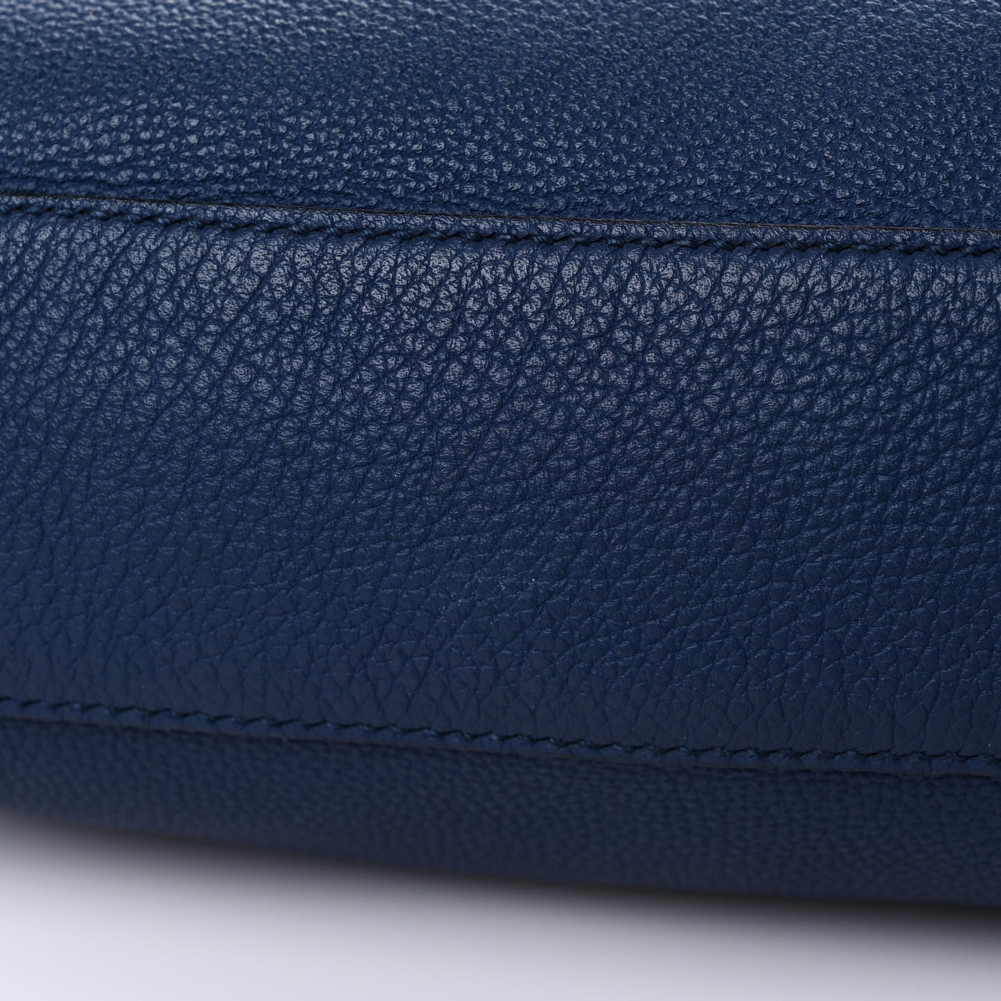 Soft Grained Calfskin Large Jackie Hobo Classic Blue Marine