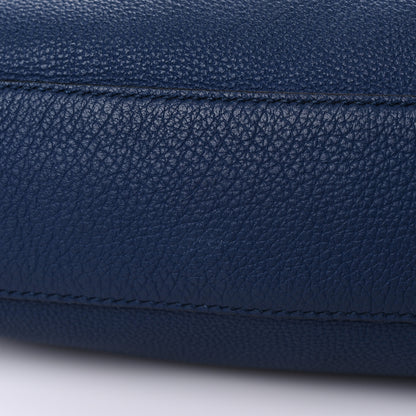Gucci Soft Grained Calfskin Large Jackie Hobo Classic Blue Marine 19 of 25