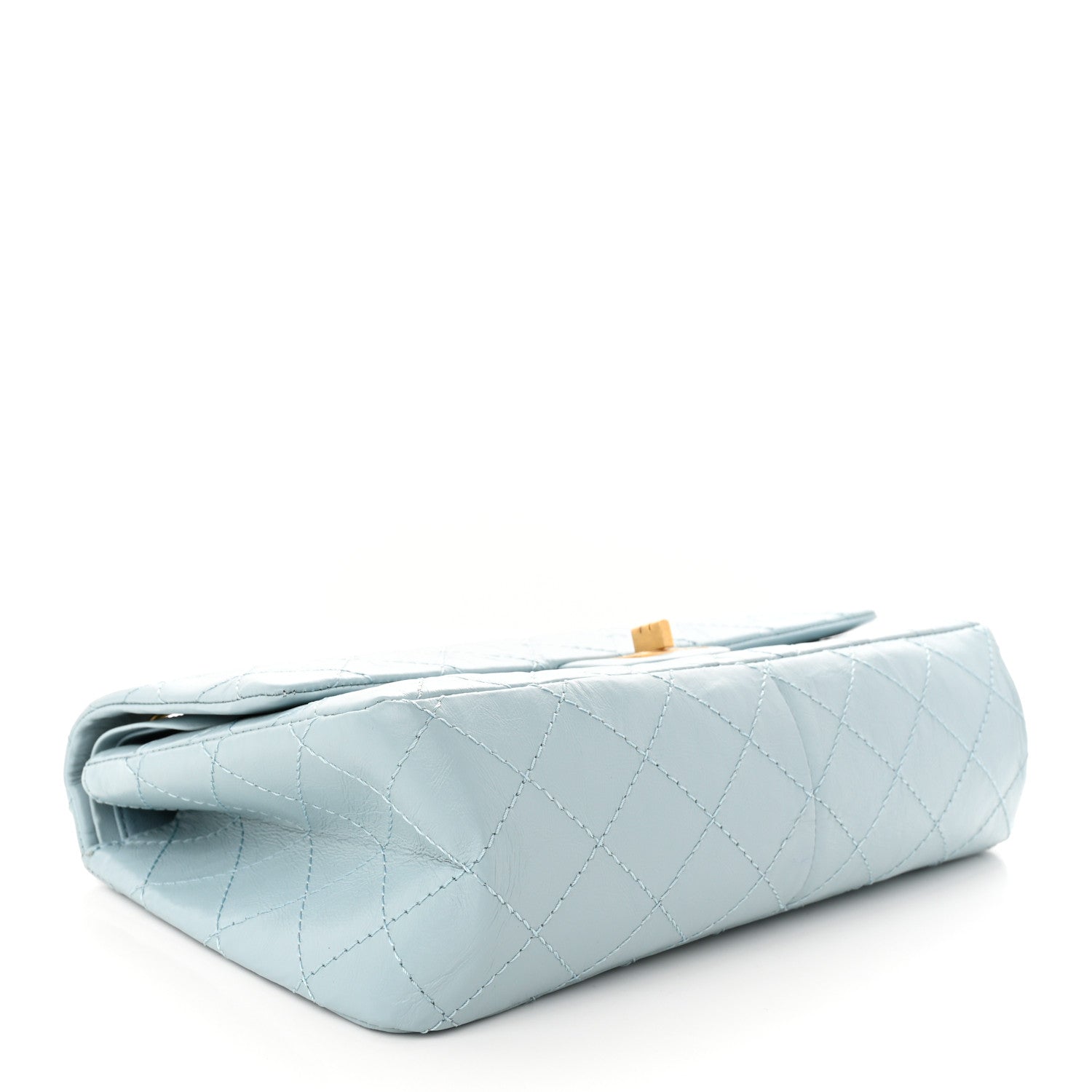 Chanel Aged Calfskin Quilted 2.55 Reissue 226 Flap Light Blue 4 of 11