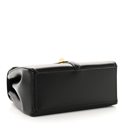 Celine Satinated Calfskin Mini 16 Top Handle Bag Black 4 of 12