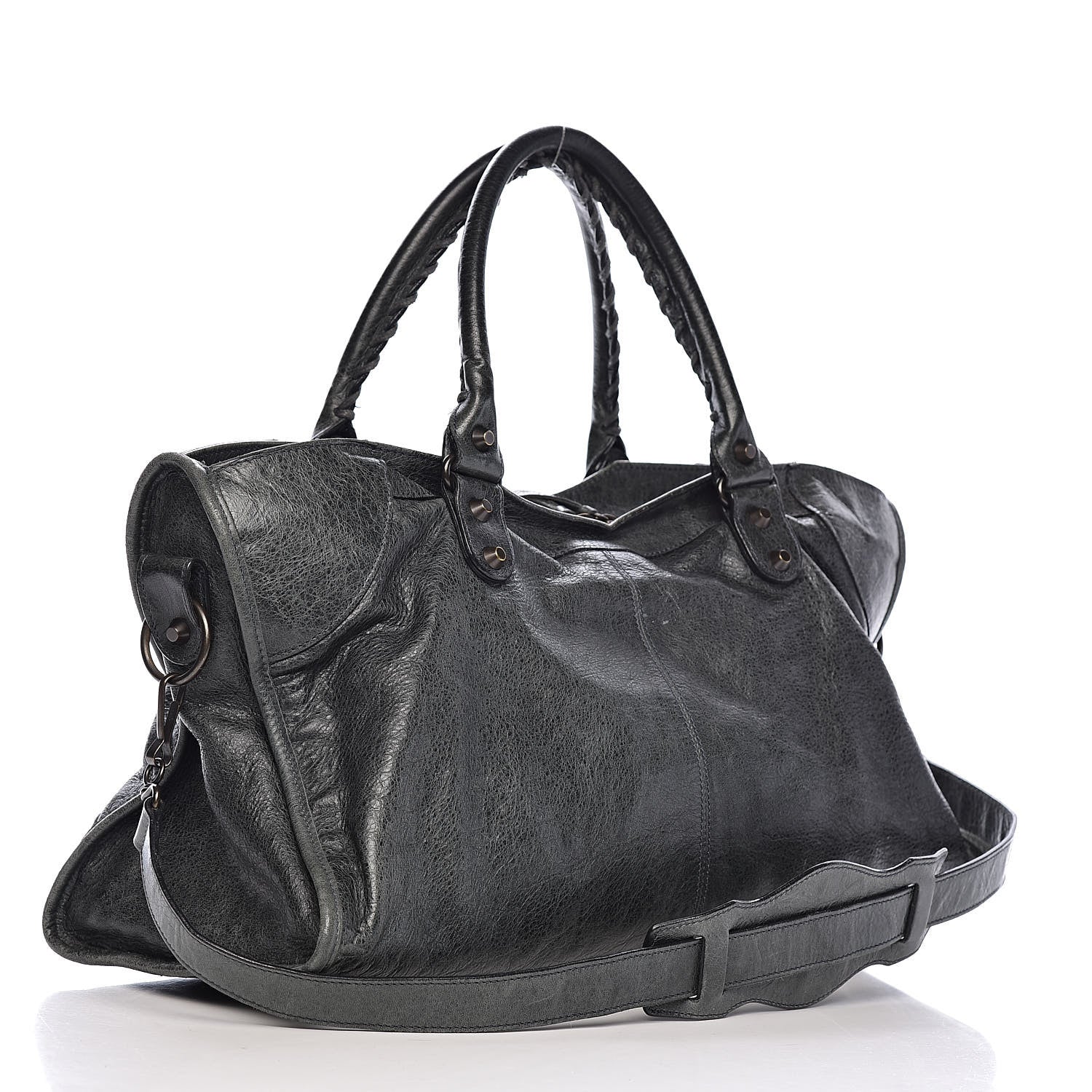 Balenciaga Agneau Classic Hardware Part Time Anthracite 3 of 12