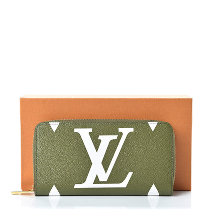 Louis Vuitton Monogram Giant Zippy Wallet Kaki White 8 of 8