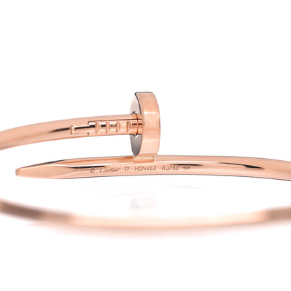 Cartier 18K Pink Gold Juste Un Clou Bracelet 17 4 of 6