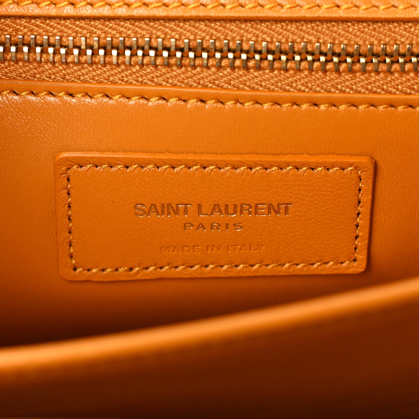 Smooth Calfskin Le Maillon Satchel Yellow