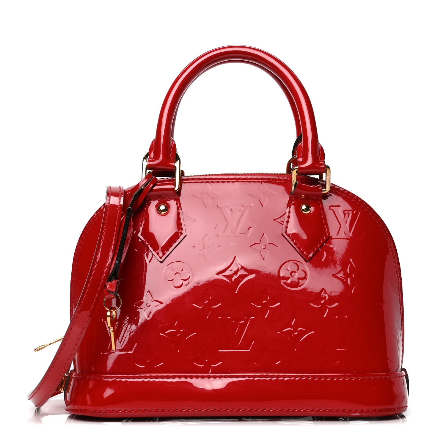 Louis Vuitton Vernis Alma BB Cherry 1 of 7
