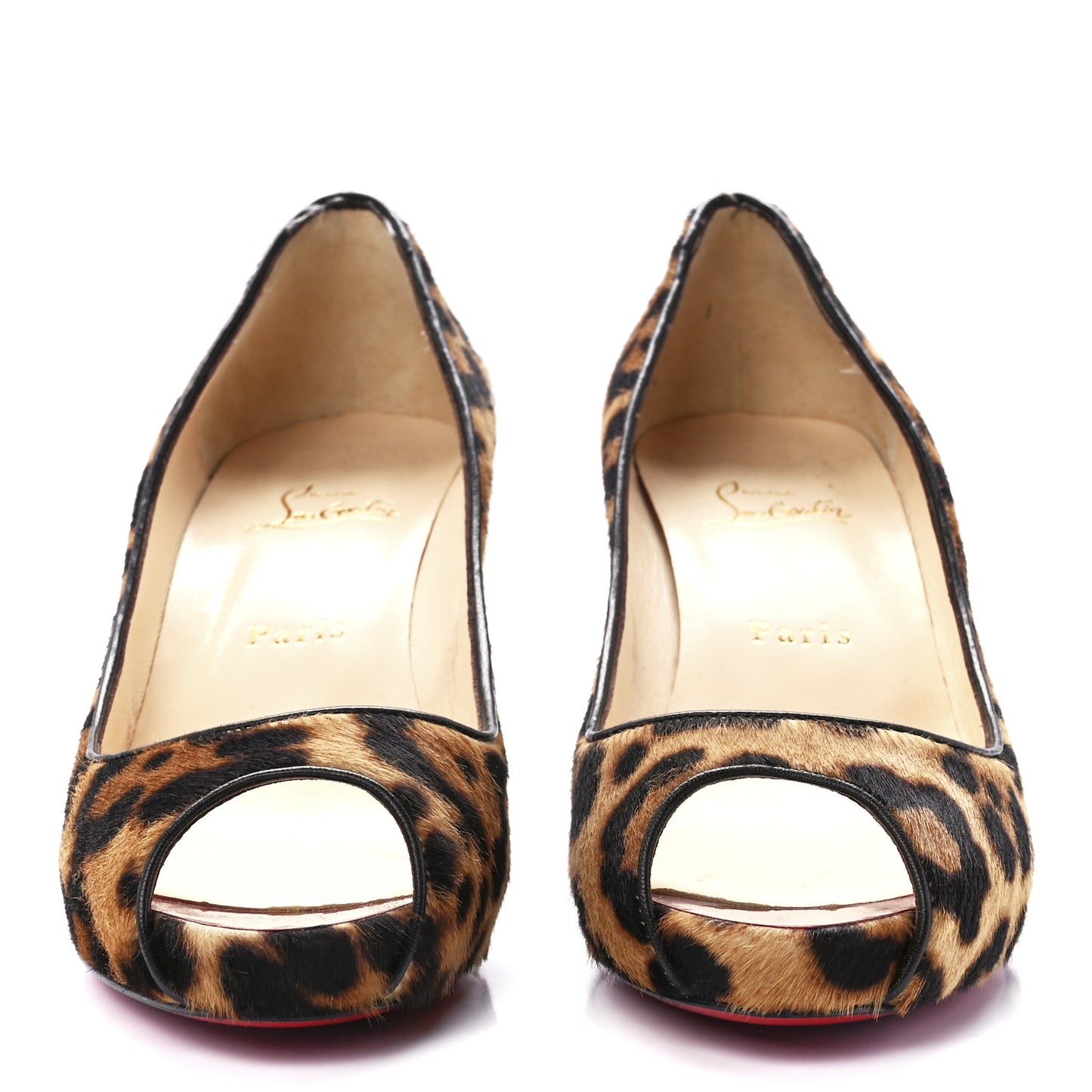 Calf Hair Leopard Print Maryl 85 Pumps 39.5