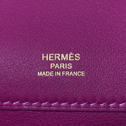 Hermes Swift Kelly Cut Clutch Pochette Anemone 6 of 10