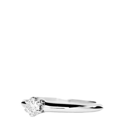 Tiffany Platinum Diamond .19ct Solitaire Engagement Ring 49 4.75 3 of 7