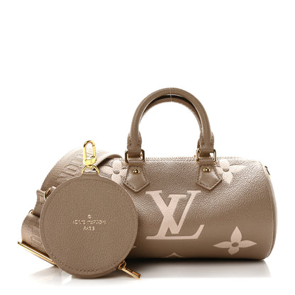 Louis Vuitton Empreinte Monogram Giant Papillon BB Tourterelle Cream 1 of 10