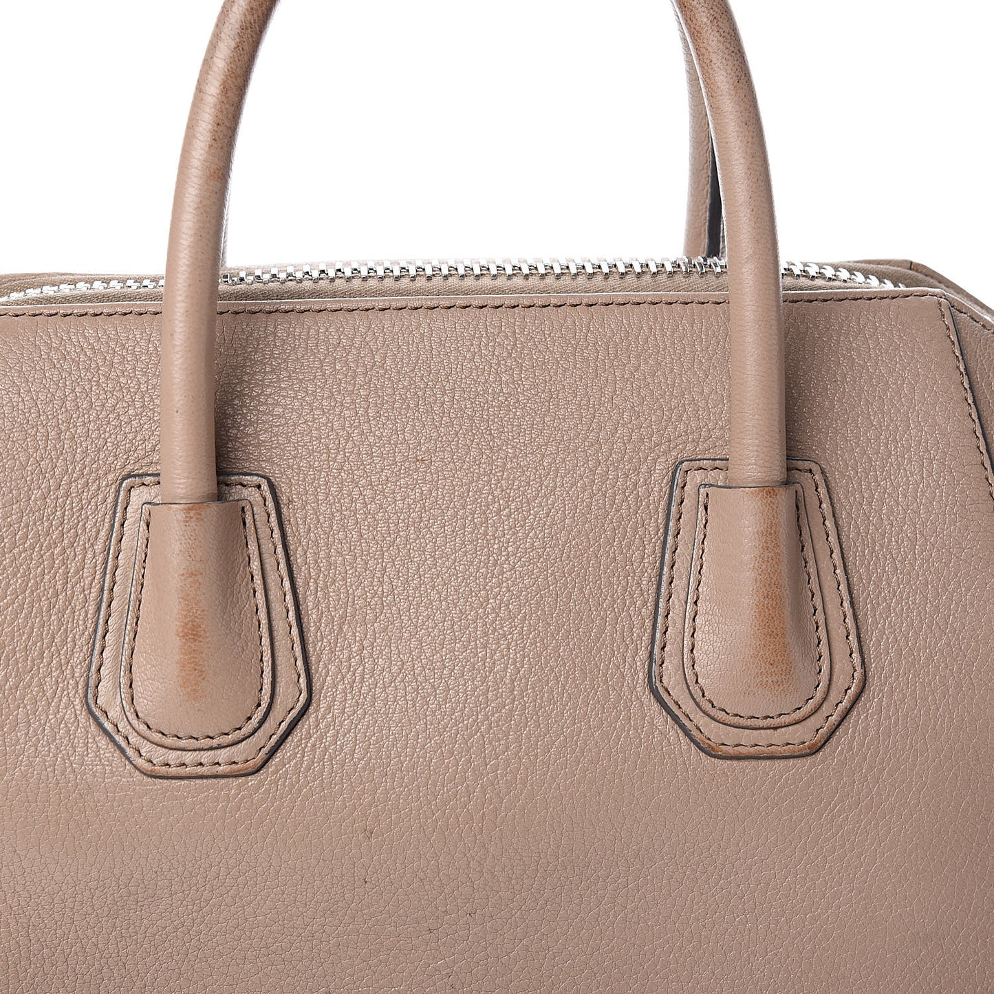 Sugar Goatskin Small Antigona Mastic