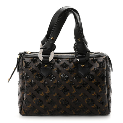 Louis Vuitton Monogram Sequins Eclipse Speedy 28 Black 1 of 10