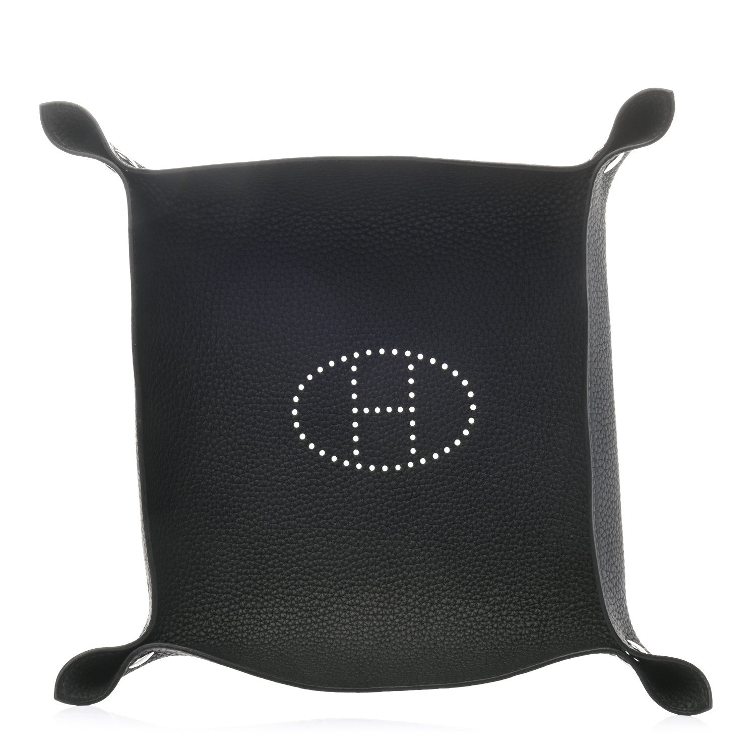 Hermes Taurillon Clemence Mises et Relances MM Change Tray Black 1 of 6