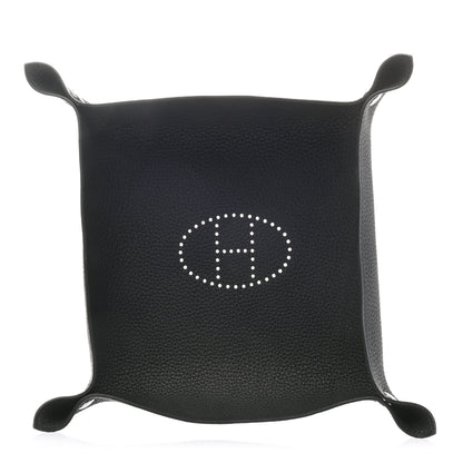 Hermes Taurillon Clemence Mises et Relances MM Change Tray Black 1 of 6