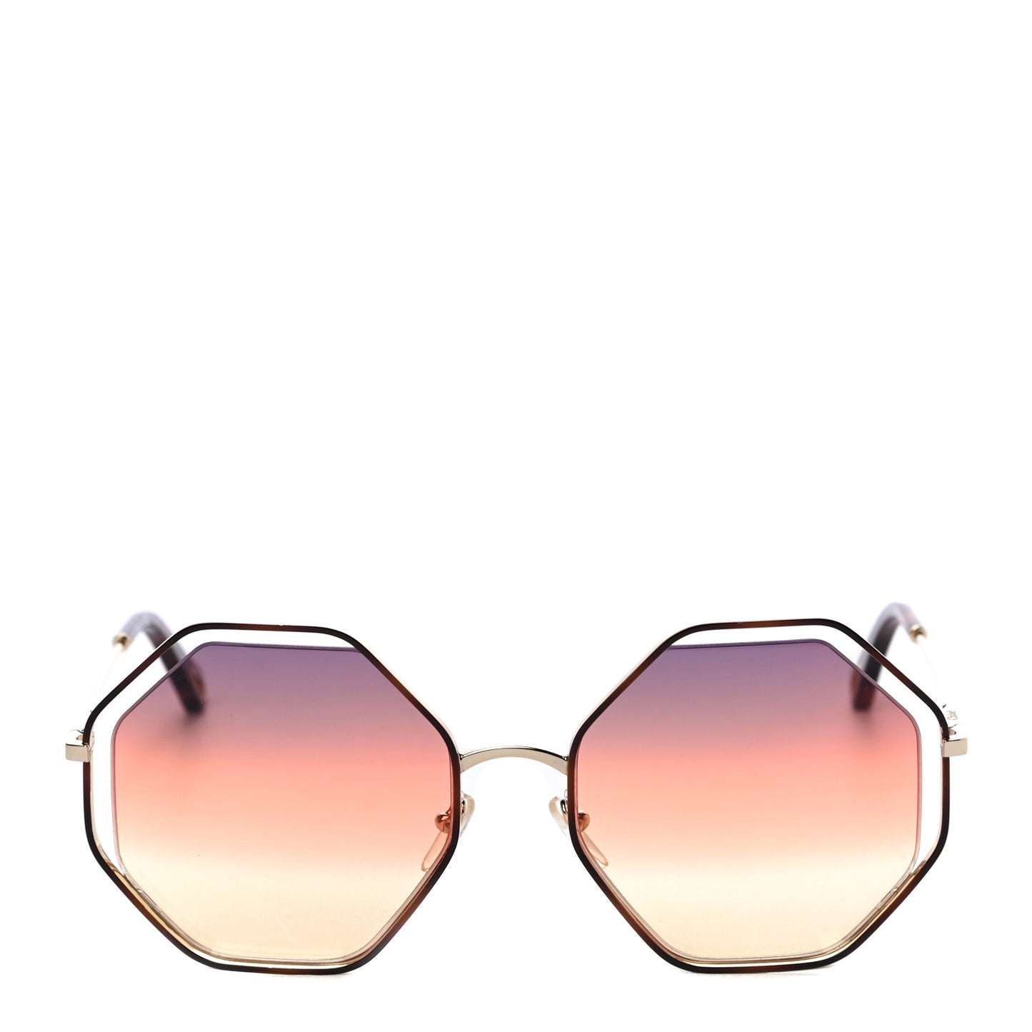 Octagonal Sunglasses CE132S Gold